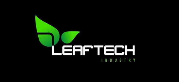 High Tech Leaf Logo Design Template