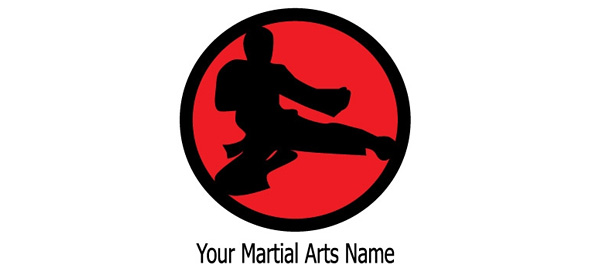 Martial Arts Logo Design Template