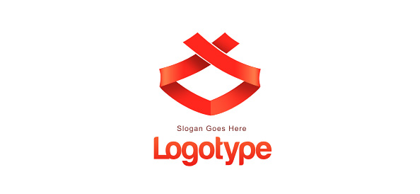 Ribbon Logo Design Template