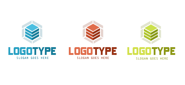 Hosting Logo Design Set