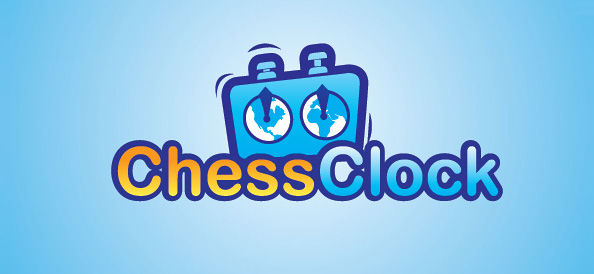Free Chess Clock Logo Design