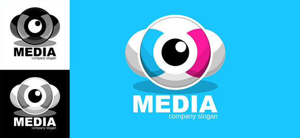 Media Logo Design Template