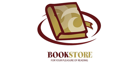 Book Logo Vector Design Template for Online Stores and Libraries