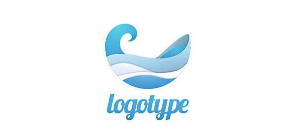 Aqua Logo Design Template