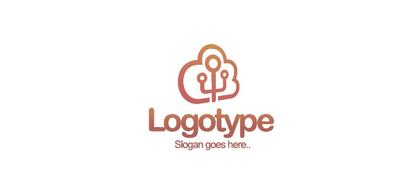 Cloud Logo Design Template