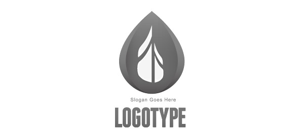 Free Drop Logo Template