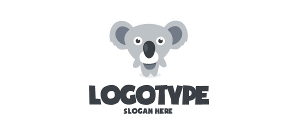 Koala Logo Design Template