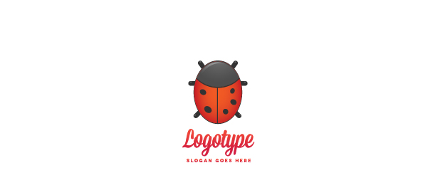 Ladybird Logo Design Template