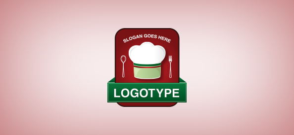 Chef Hat Logo Template