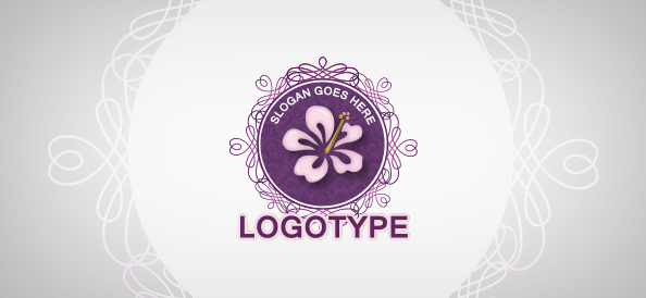 Floral Beauty Logo Template