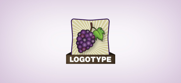 Grapes Logo Template