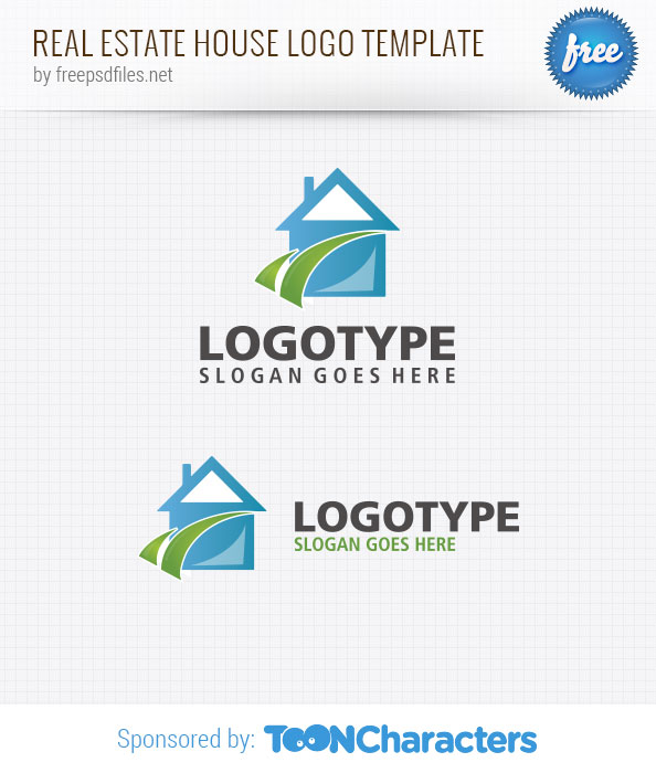 Real Estate House Logo Template